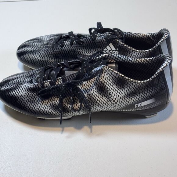 Adidas F10 Black Snake Print Soccer Shoes Mens 11 US Style B34860 2014 Soccer - Picture 6 of 8